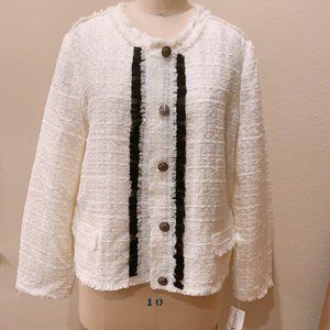Maison Jules Tweed Blazer Size: XL